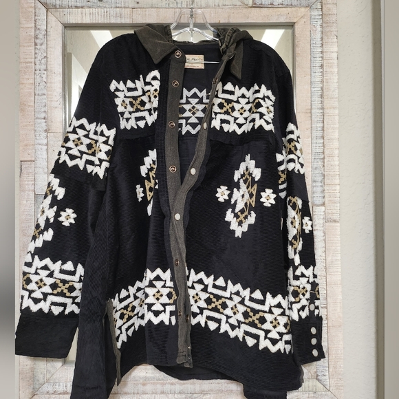 Free People We The Free Cozy Up Embroidered Shirt - Picture 5 of 12